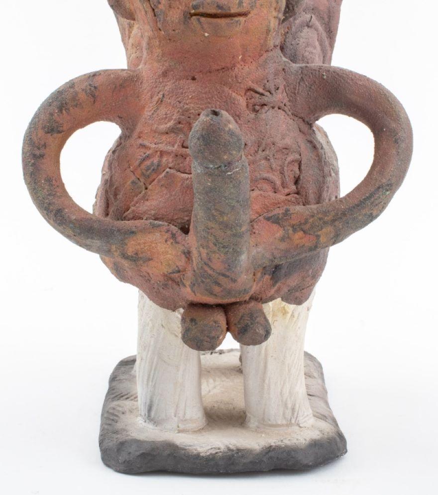 Sculpture de Centaure nue en céramique de Louis Mendez en vente 2