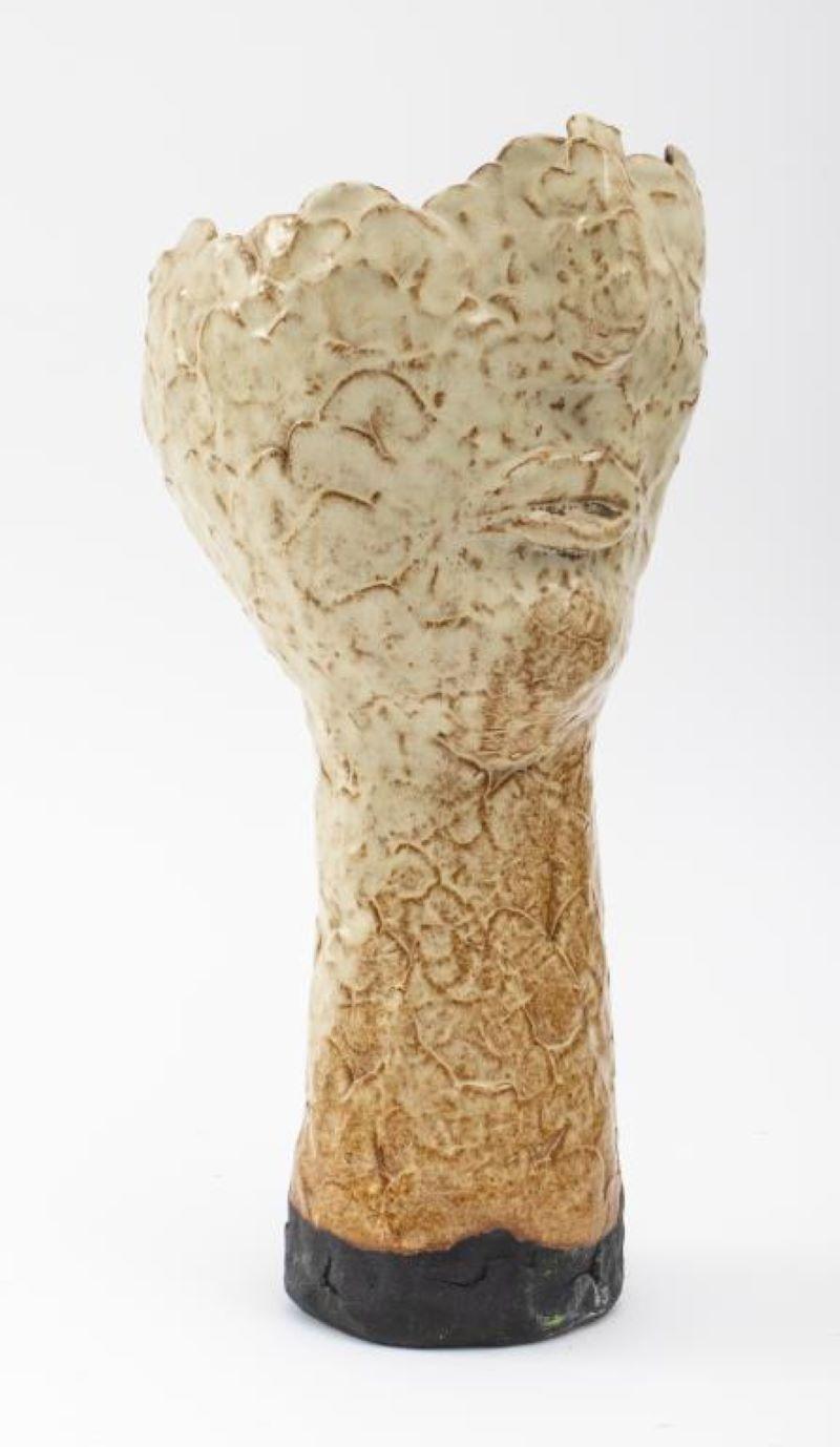 Louis Mendez Modern Ceramic Sculpture of Head For Sale 2