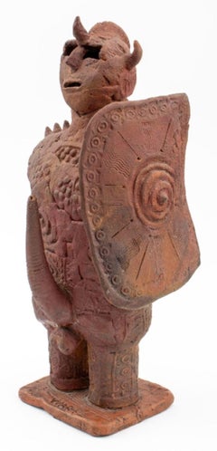 Sculpture en céramique « WARI » de Louis Mendez