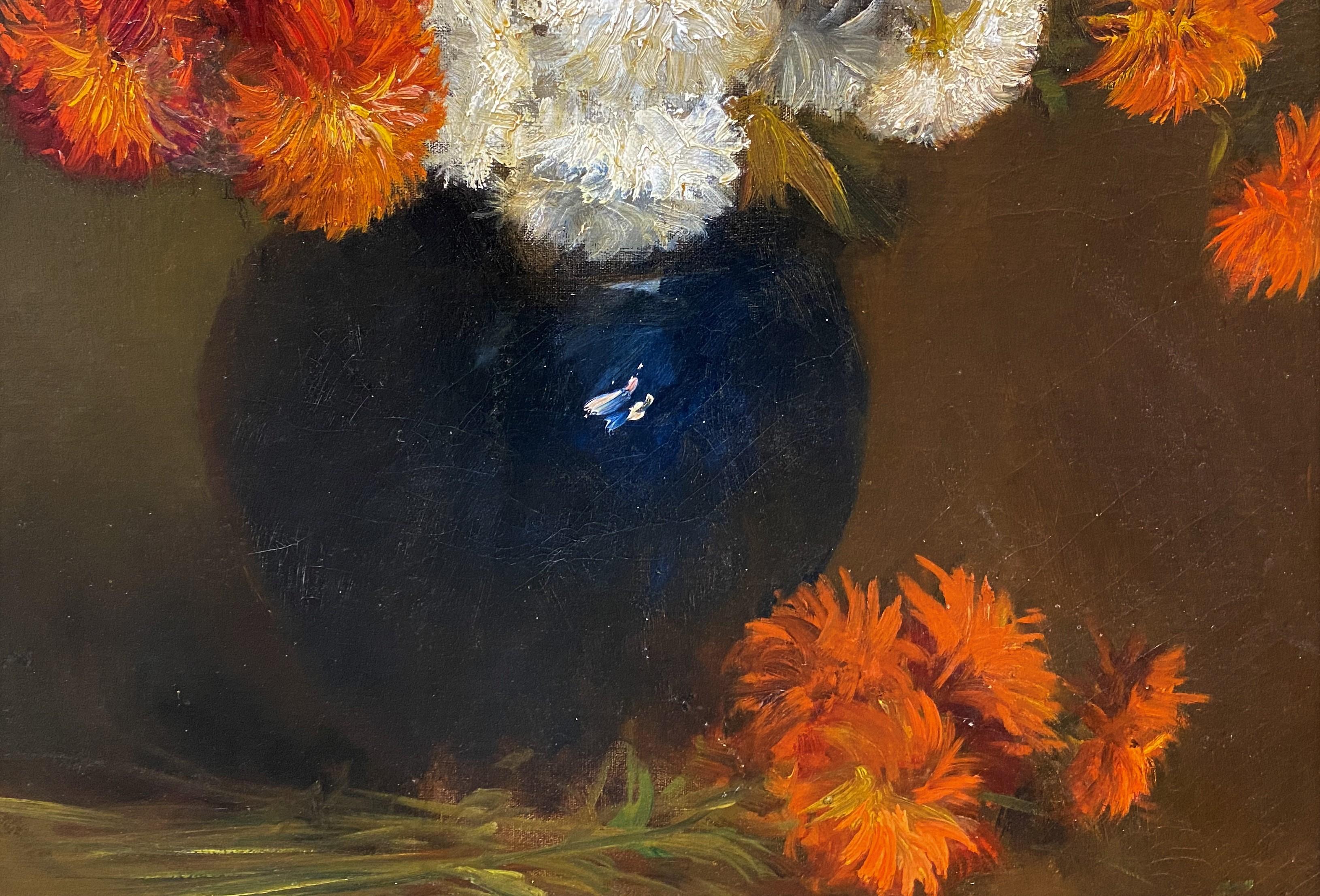 Still Life with Flowers in a Vase For Sale 1