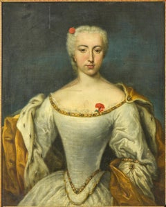 Ecole française du XVIIIe siècle Portrait de Marie Thérèse d'Espagne