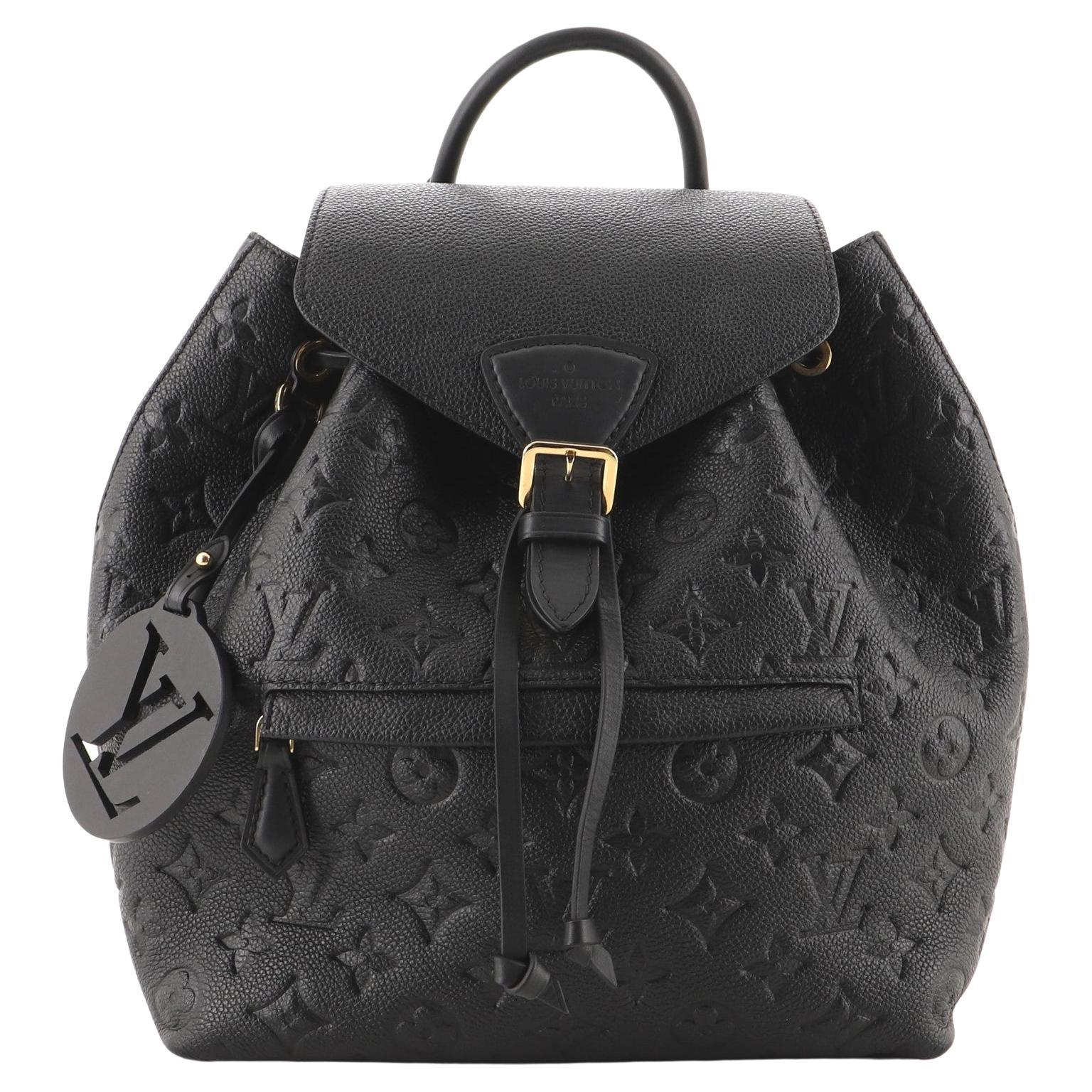 Louis Model: Montsouris Backpack NM Monogram Empreinte Leather PM