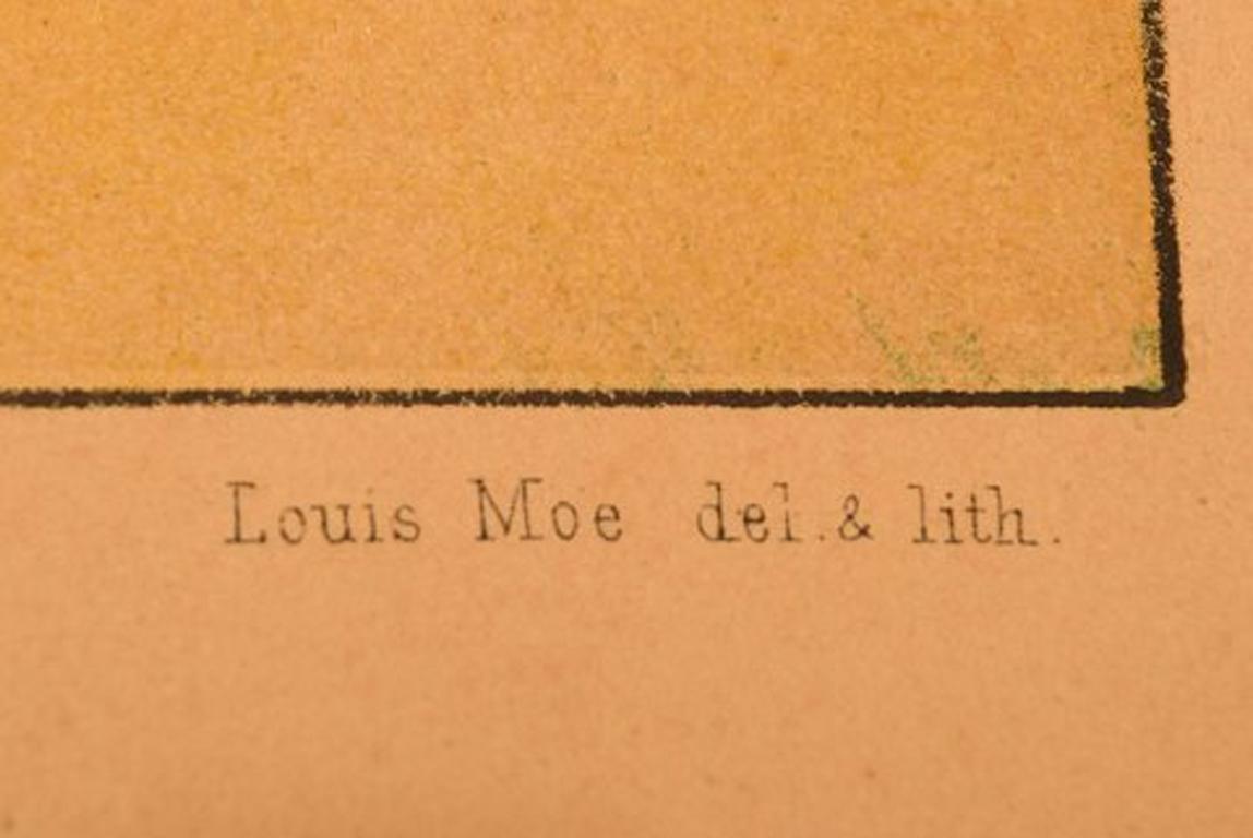 Louis Moe, Color Lithography, 