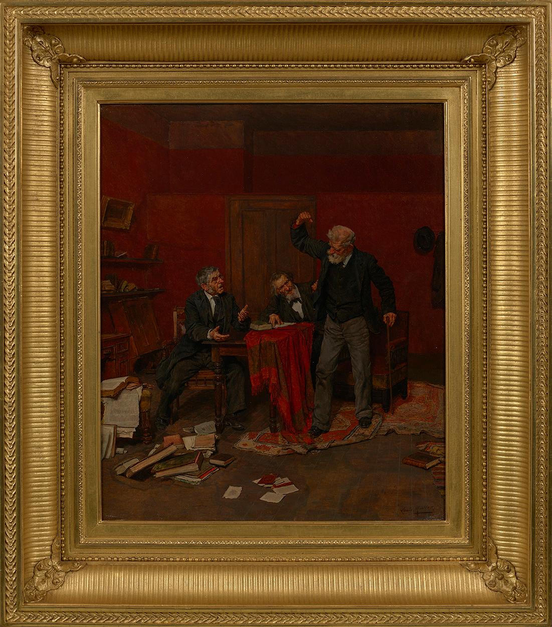 Stubborn - Painting by Louis Moeller 