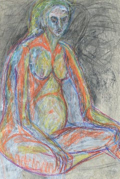 Vintage Fauvist Nude Study