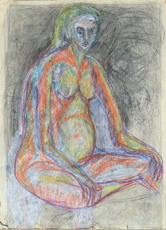 Vintage Fauvist Nude Study