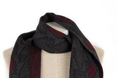 Louis New Vuitton Wool 2 Tone Scarf