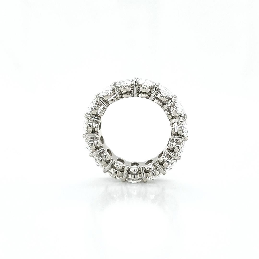 Ovaler Diamant-Hochzeitsring von Louis Newman & Co mit GIA-Zertifikaten, 10.62 Karat im Angebot 1