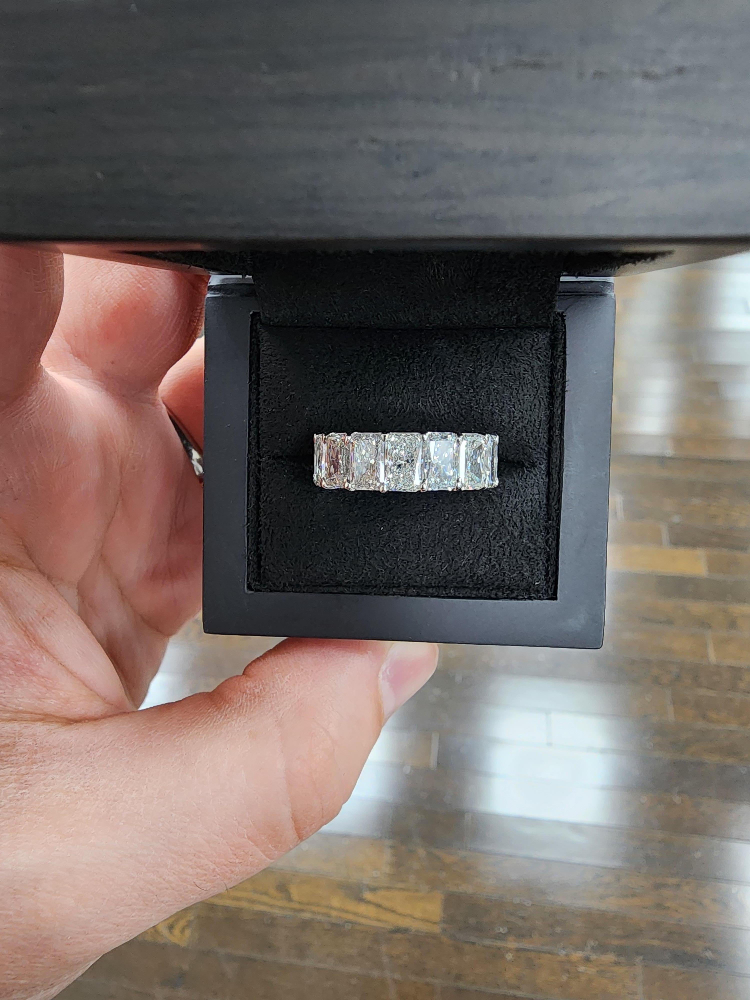 En vente :  Louis Newman & Co GIA Bracelet éternel en diamant radiant certifié GIA de 11,39ct 10