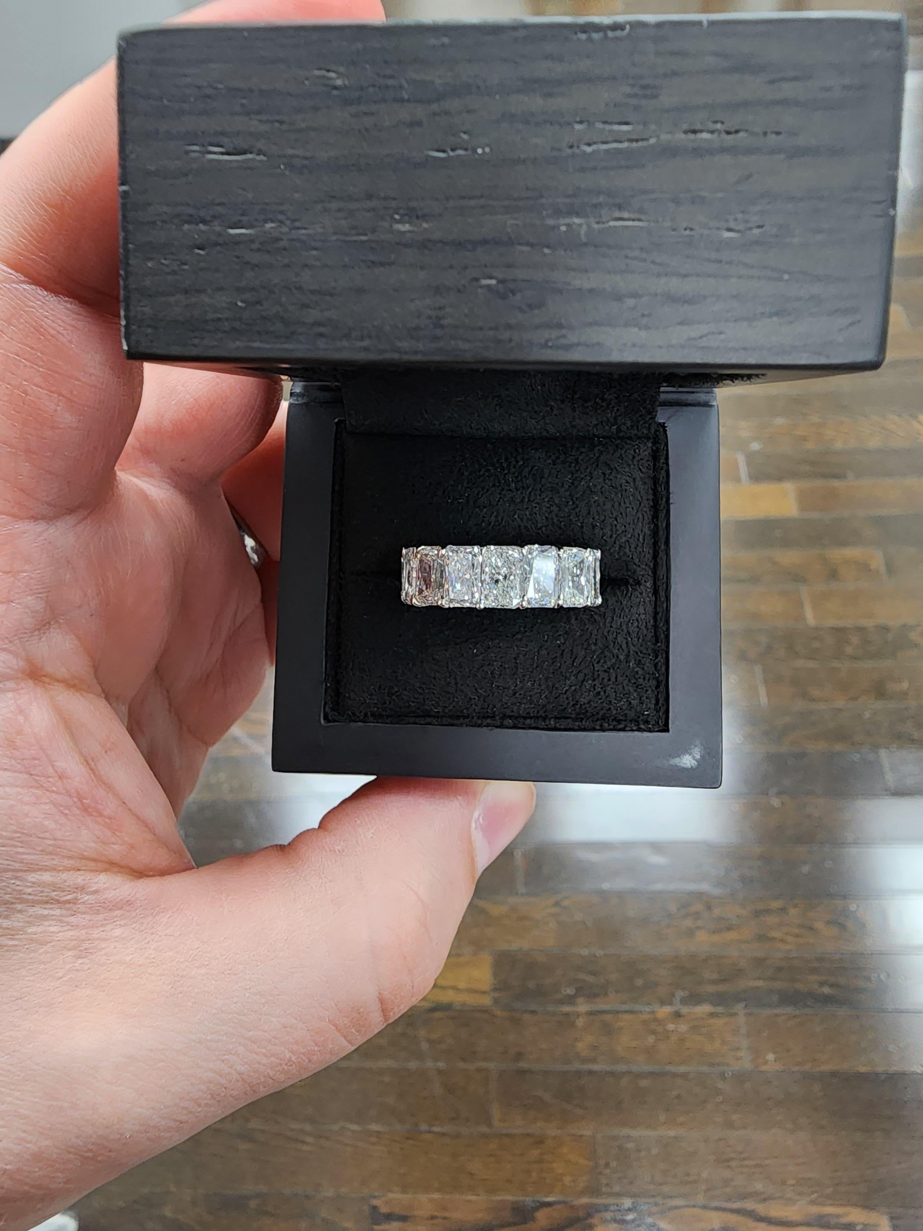 En vente :  Louis Newman & Co GIA Bracelet éternel en diamant radiant certifié GIA de 11,39ct 12
