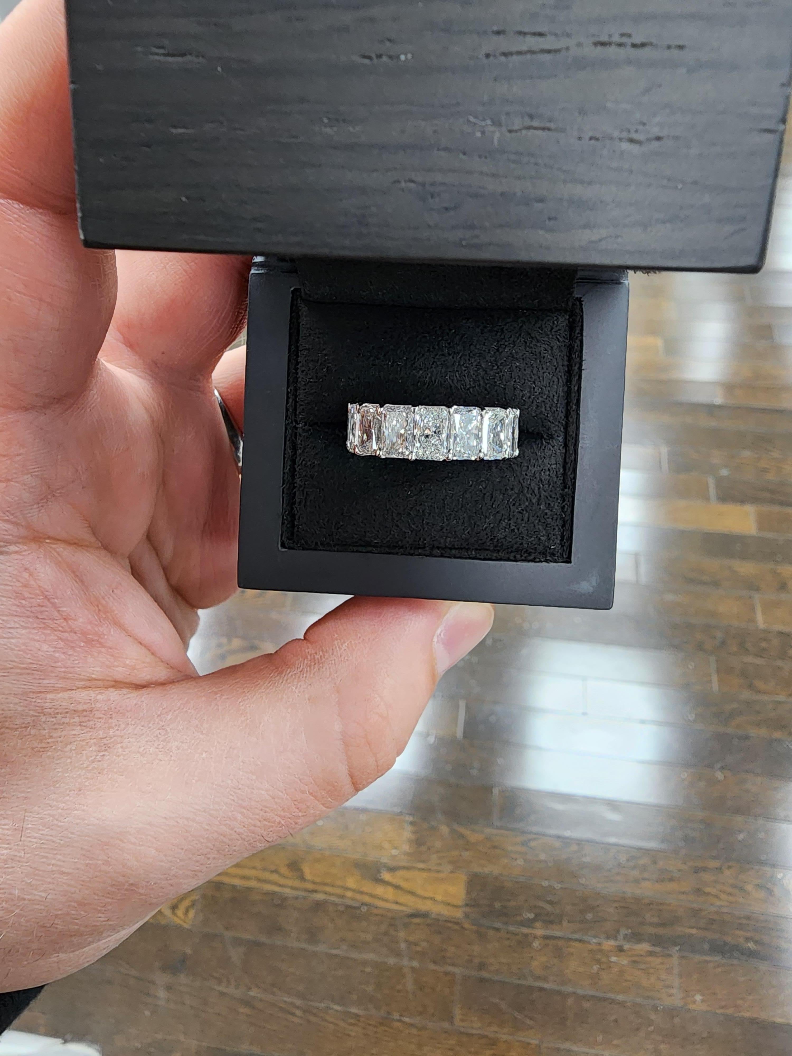 En vente :  Louis Newman & Co GIA Bracelet éternel en diamant radiant certifié GIA de 11,39ct 8