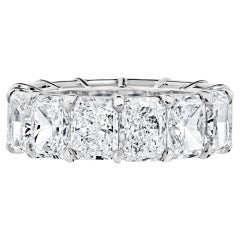 Louis Newman & Co GIA Certified Radiant Cut Wedding Band with 14.11 Carats