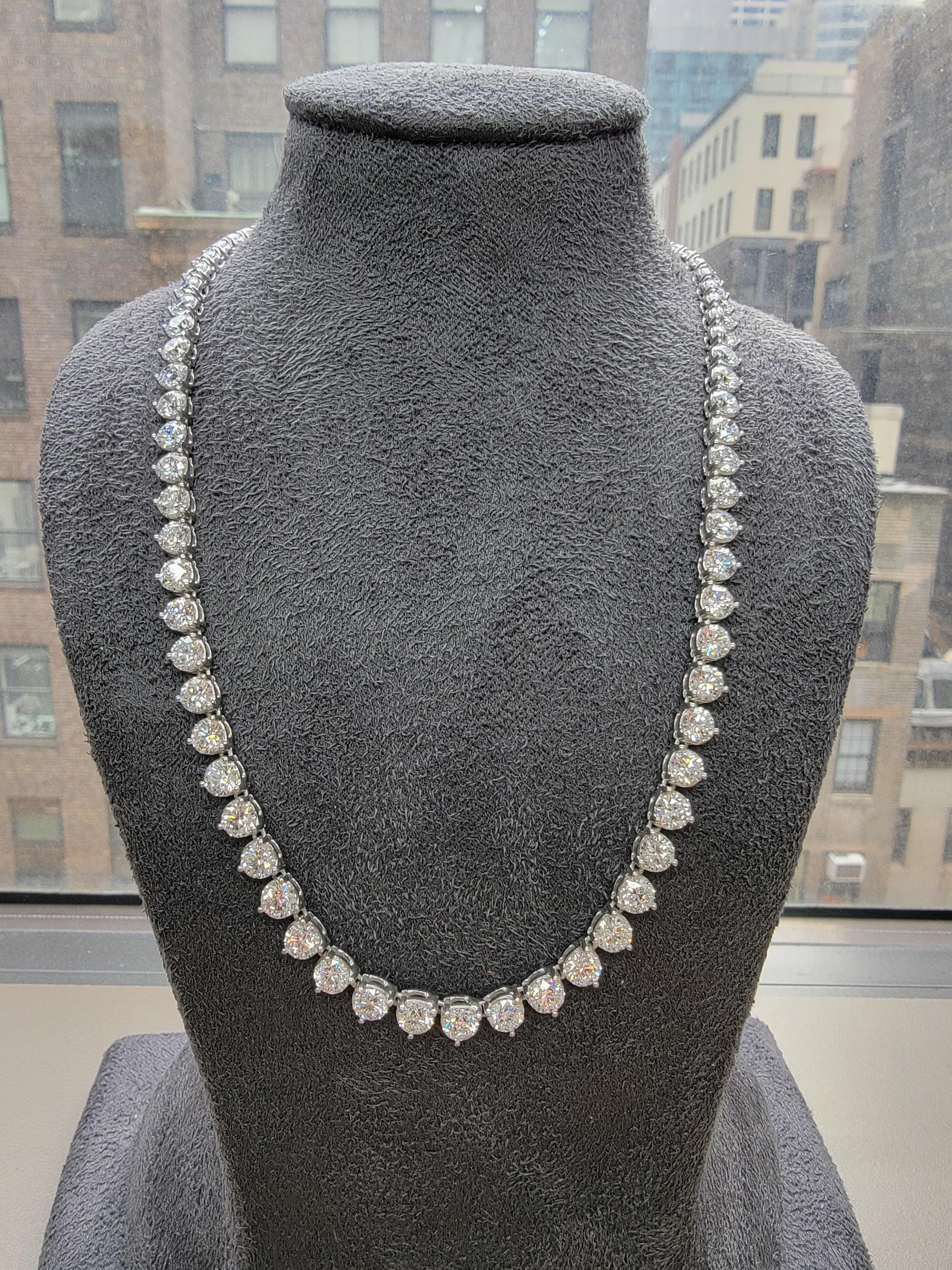 straight line necklace