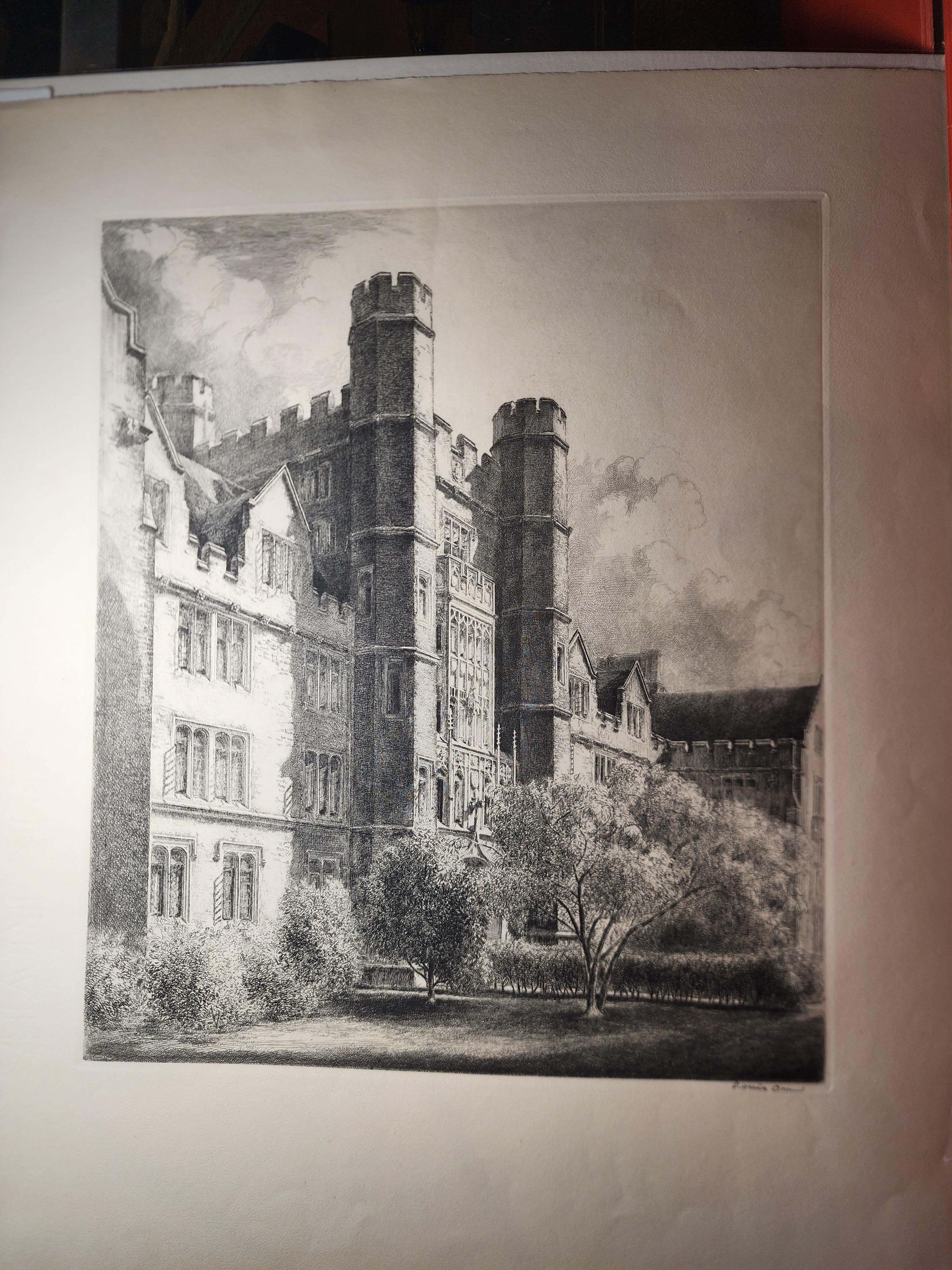 Facciata del Duke University Medical Center - Print di Louis Orr