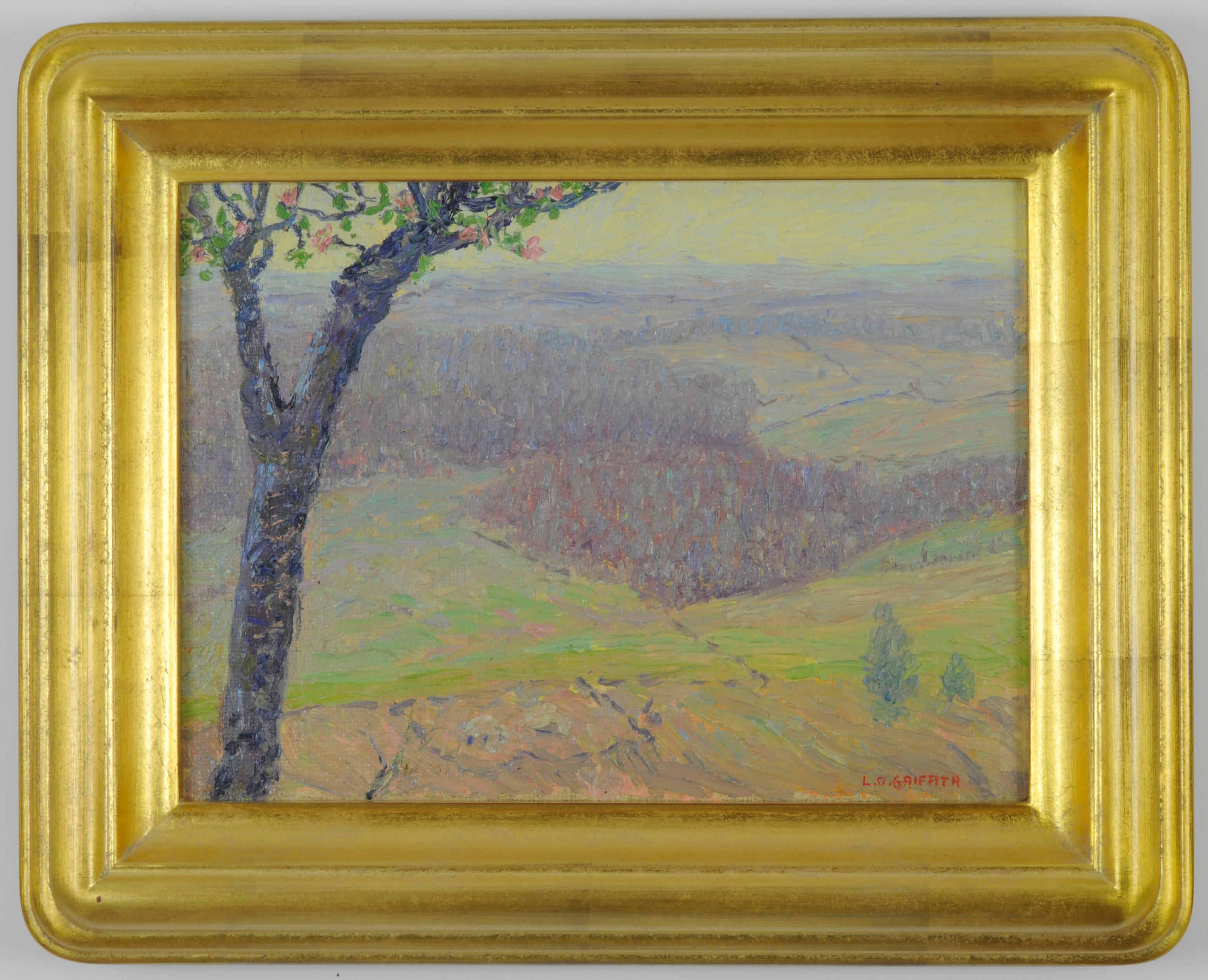 Louis Oscar Griffith Landscape Painting - Spring in Brown County
