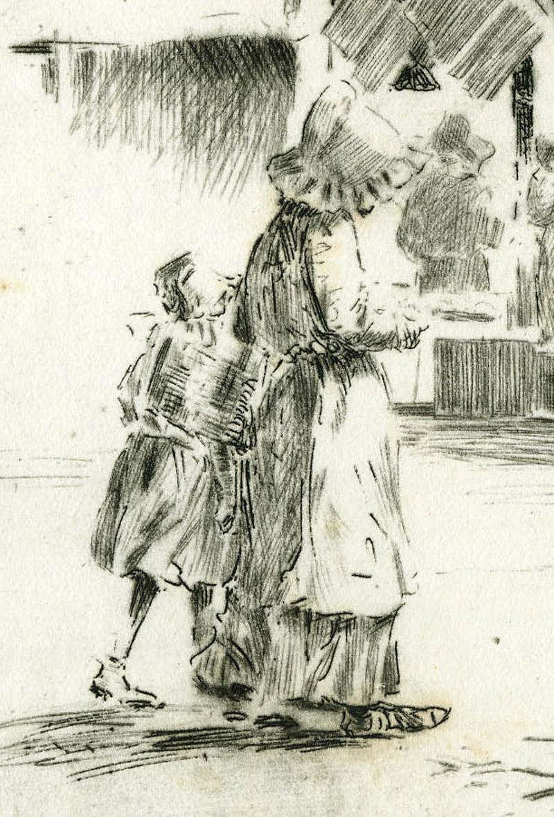 Mediodía de calma (Charleston, Carolina del Sur) - Print de Louis Oscar Griffith