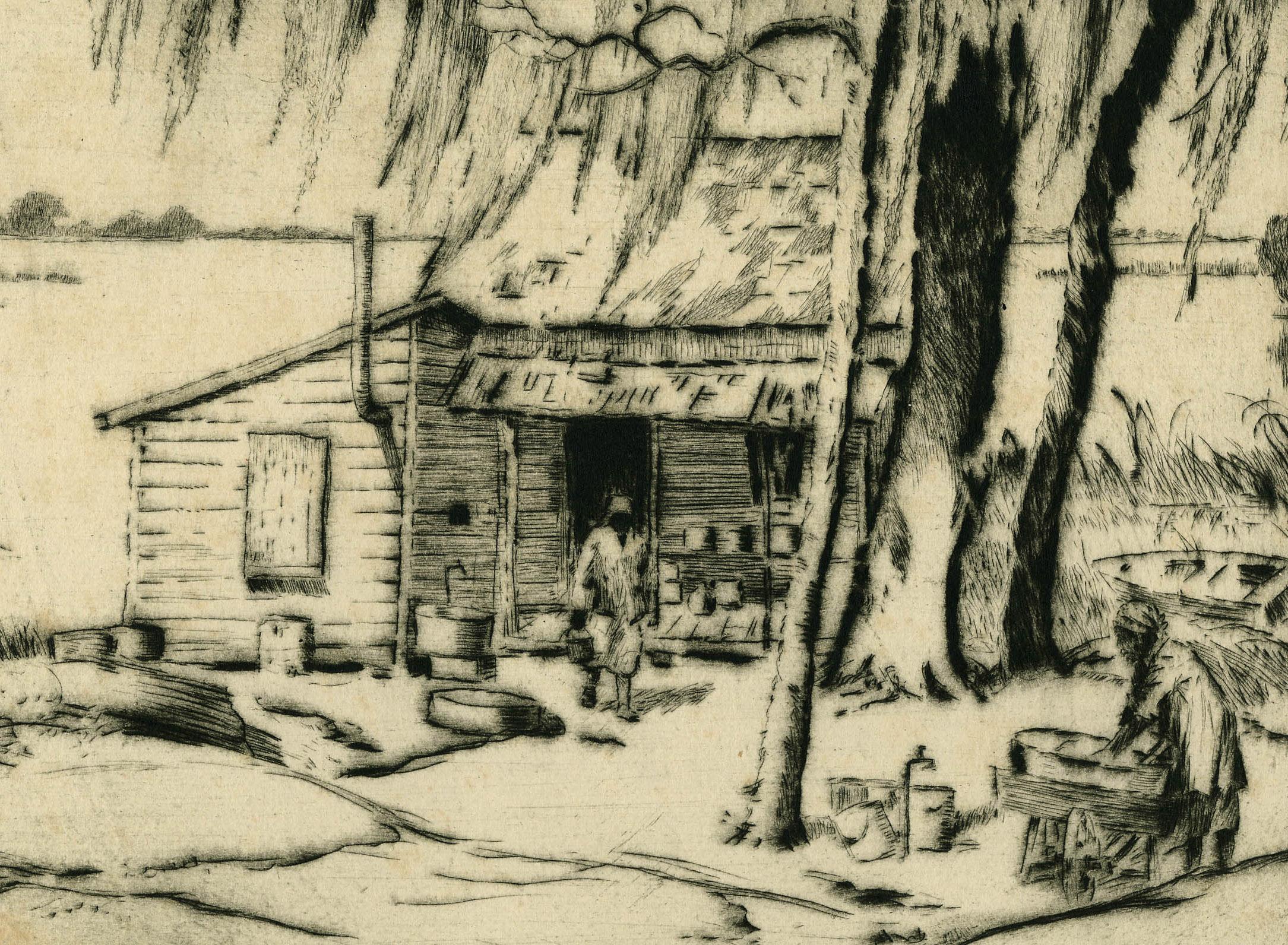Rustic Beauford S.C. - Print by Louis Oscar Griffith