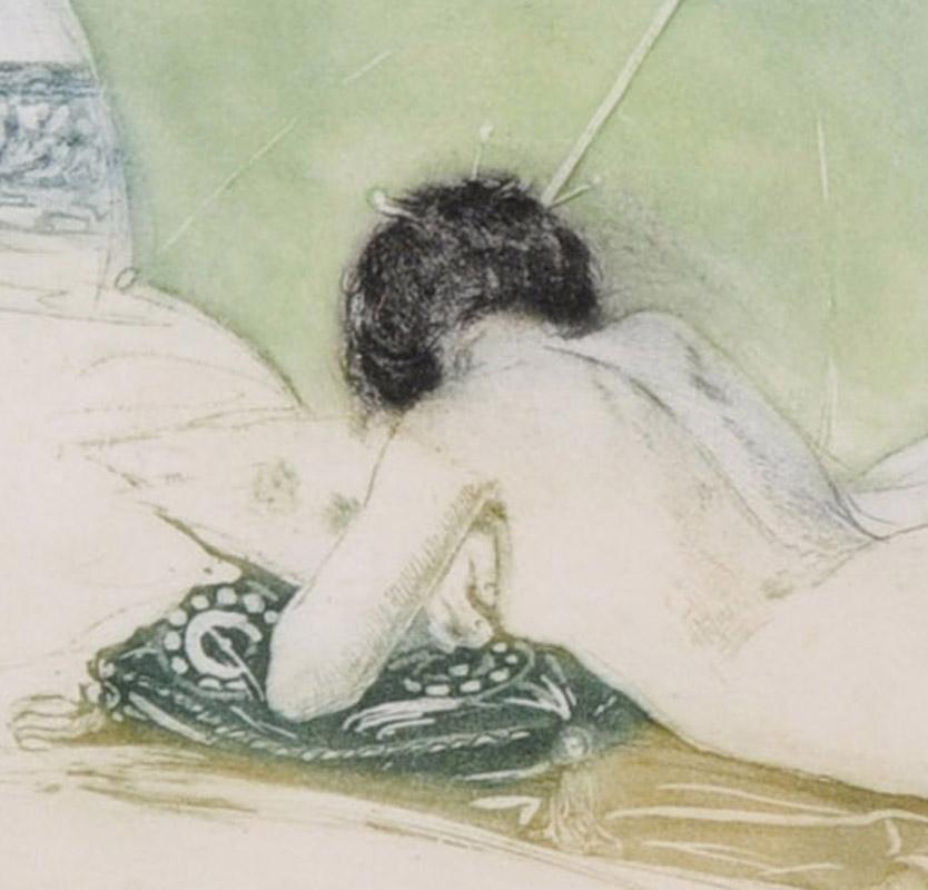 Sunbathing - Print by Louis Oscar Griffith