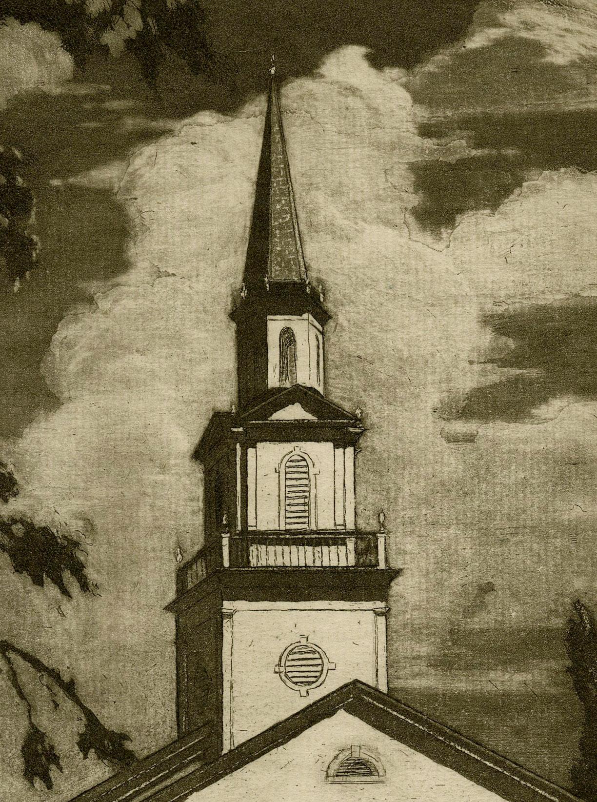 The Great Church (La Grande église), Nashville - Print de Louis Oscar Griffith