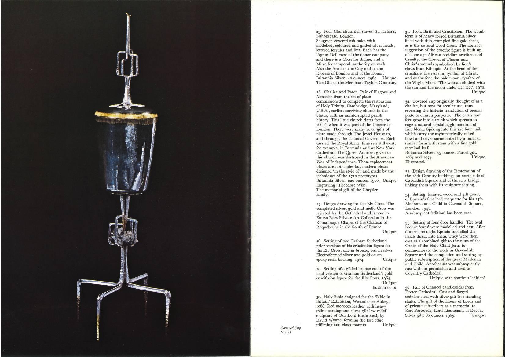 Catalogue de l'architecte Louis Osman, orfèvre et orfèvre de 1974 Couronne de Galles Prince de Galles en vente 3