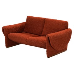 Louis Paolozzi für Zol 'Rondo' Zweisitzer-Sofa in gebranntem Orange