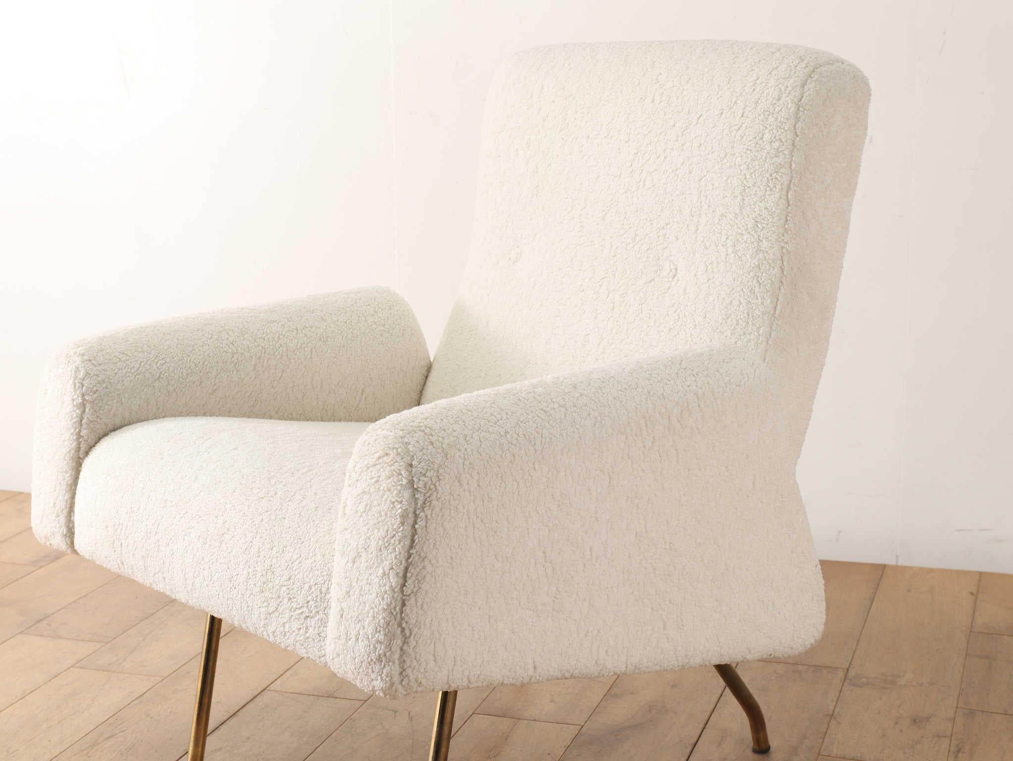 Louis Paolozzi Lounge Chairs, France 1960's For Sale 8