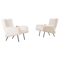 Louis Paolozzi, Pair of "Concerto" Armchairs for Zol, France, 1950
