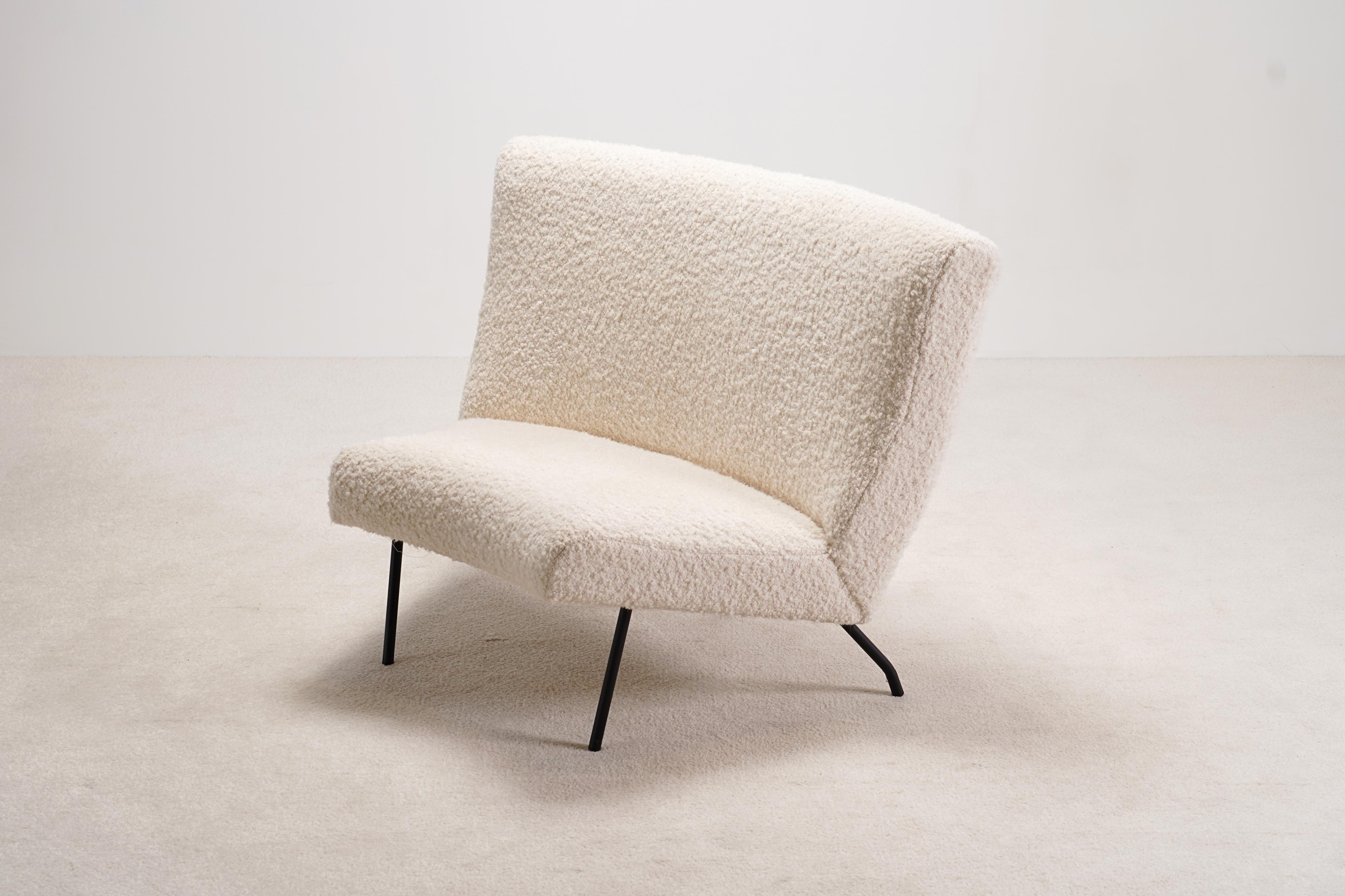 Milieu du XXe siècle Fauteuil d'angle simple « Concerto » de Louis Paolozzi pour Zol, France, 1950 en vente