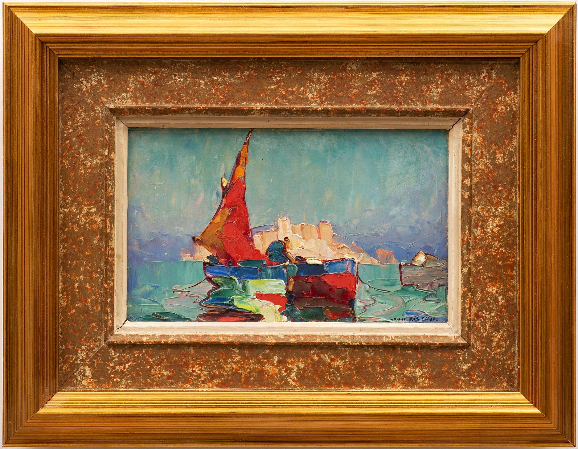 peindre des voiliers au couteau