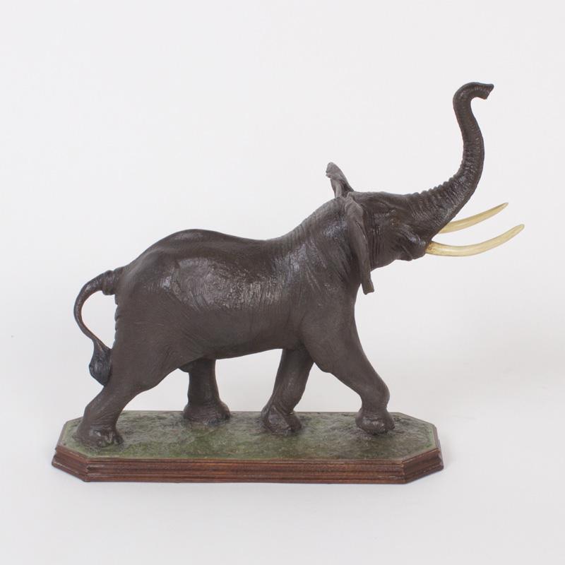 Édition limitée de l'éléphant en fonte par Louis Paul Jonas en vente 2
