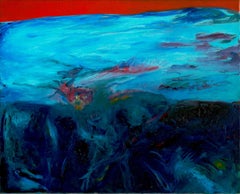 Beyond the aquariums Louis-Paul Ordonneau Contemporary painting art landscape 