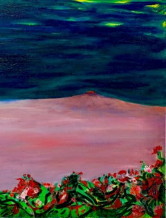 Lady of the Lake Louis-Paul Ordonneau Contemporary painting art landscape nude