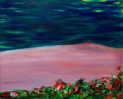 Lady of the Lake Louis-Paul Ordonneau Contemporary painting art landscape nude 