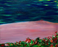La Dama del Lago Louis-Paul Ordonneau Pintura contemporánea arte paisaje desnudo
