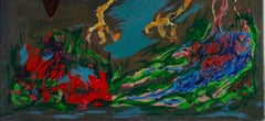 Recycle it Louis-Paul Ordonneau Contemporary painting art bird red landscape