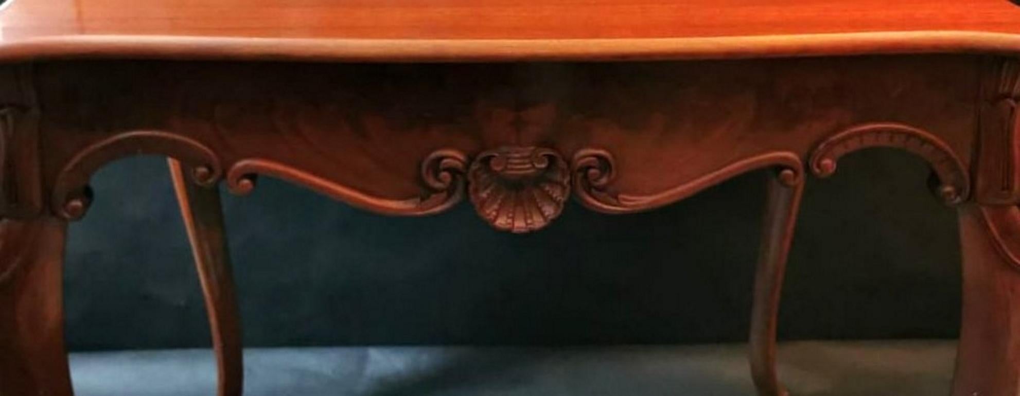 Polished Louis Philip French Wood Game Table