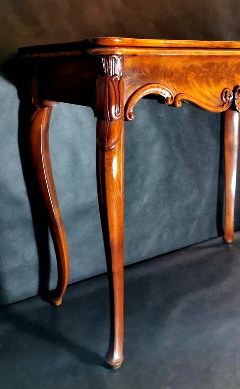 Louis Philip French Wood Game Table For Sale at 1stDibs