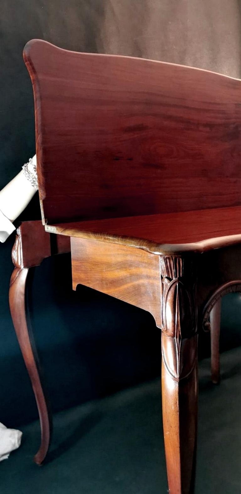 Louis Philip French Wood Game Table For Sale at 1stDibs