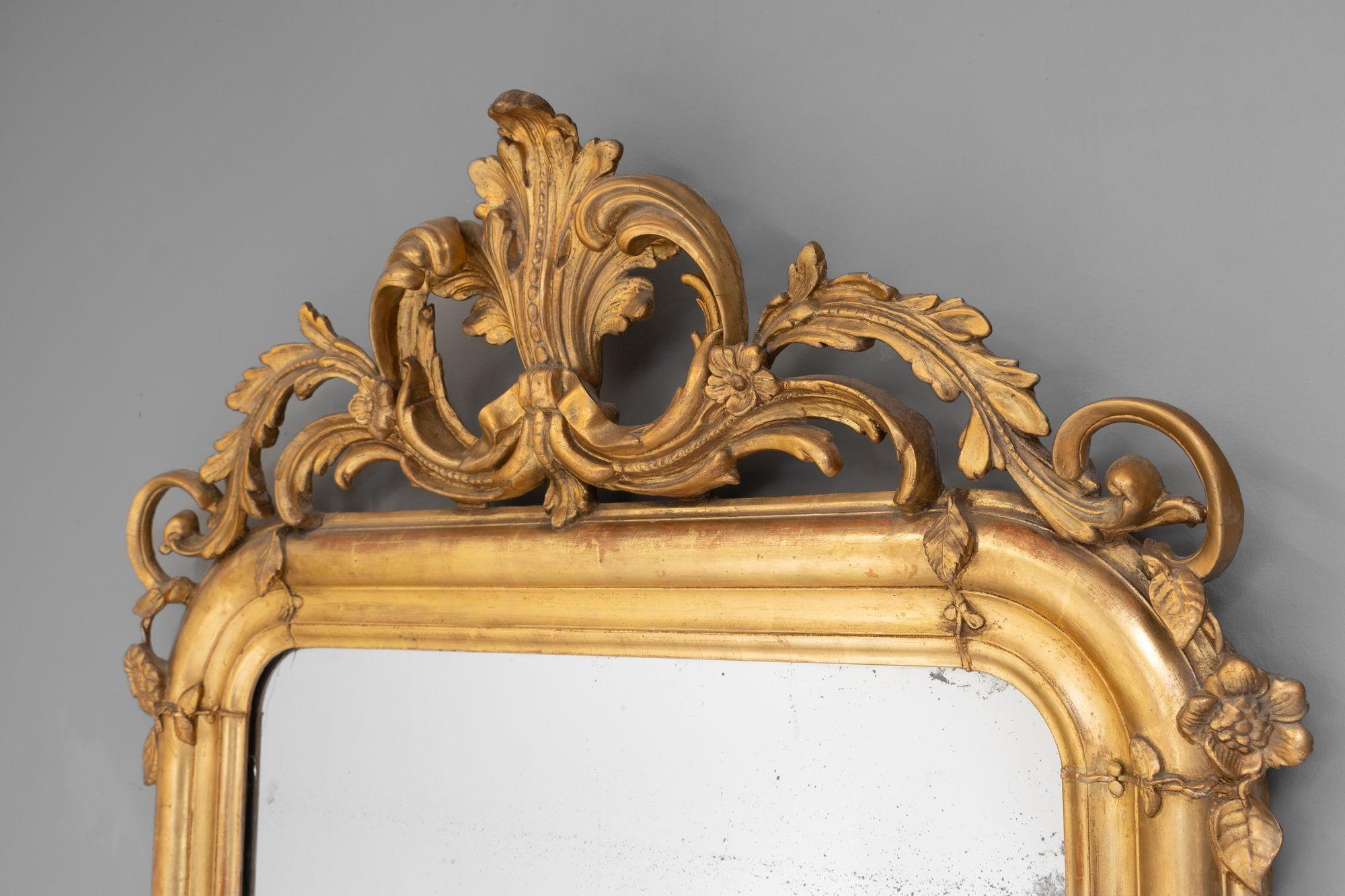 Late 19th Century Louis Philipe Mirror For Sale