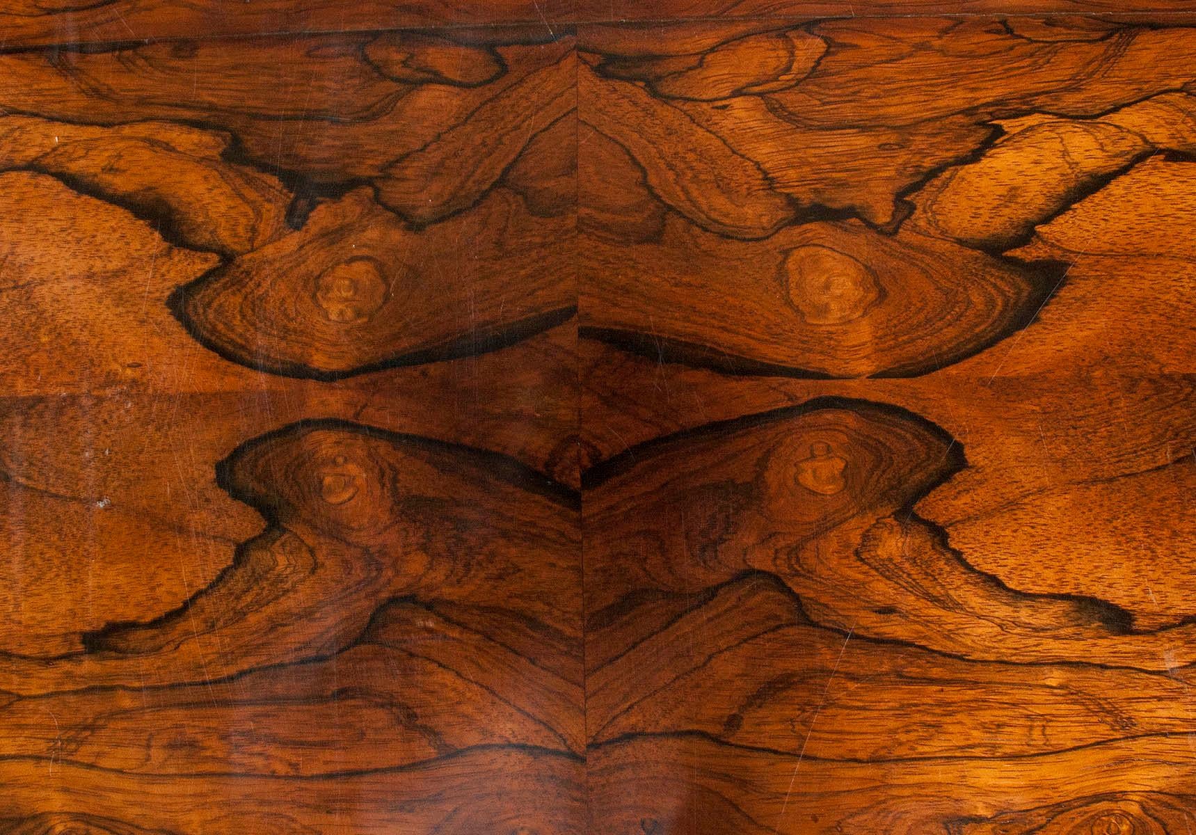 Louis Philipe Mahogany Veneered Centertable or Writing Table, France circa 1850 12