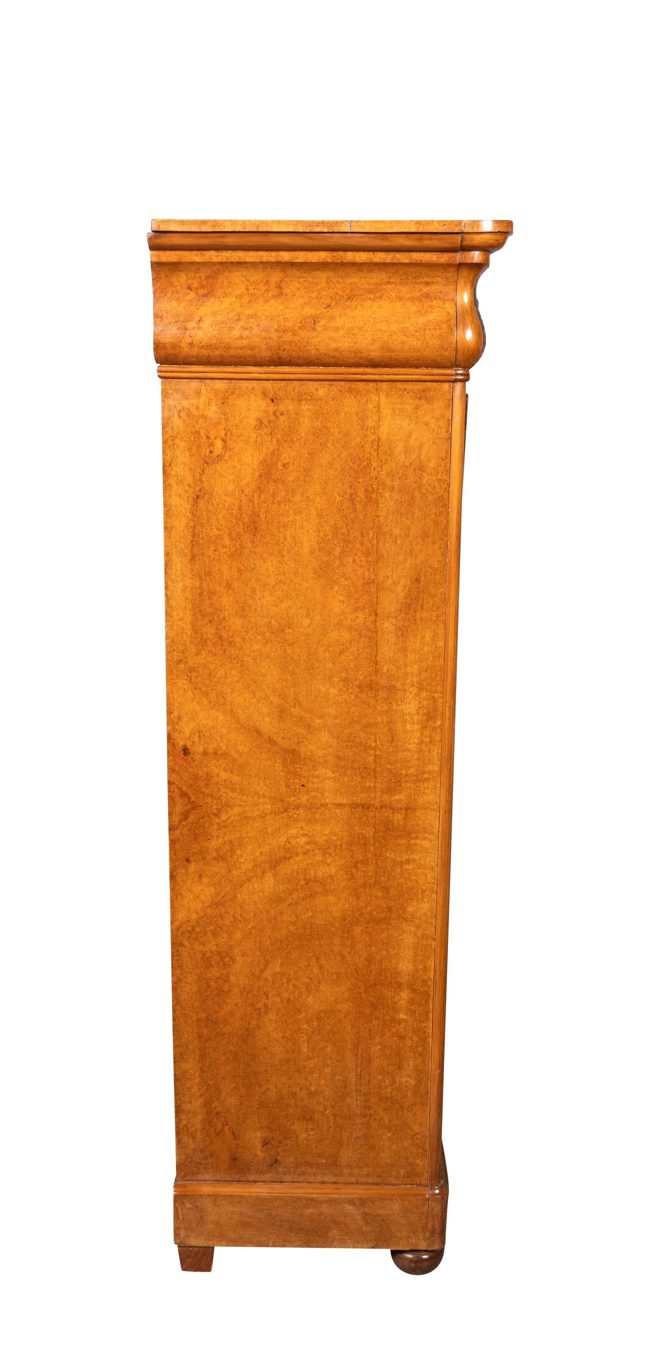 Louis Philippe Amboyna Sekretär Abbatant, Abbatant im Angebot 1