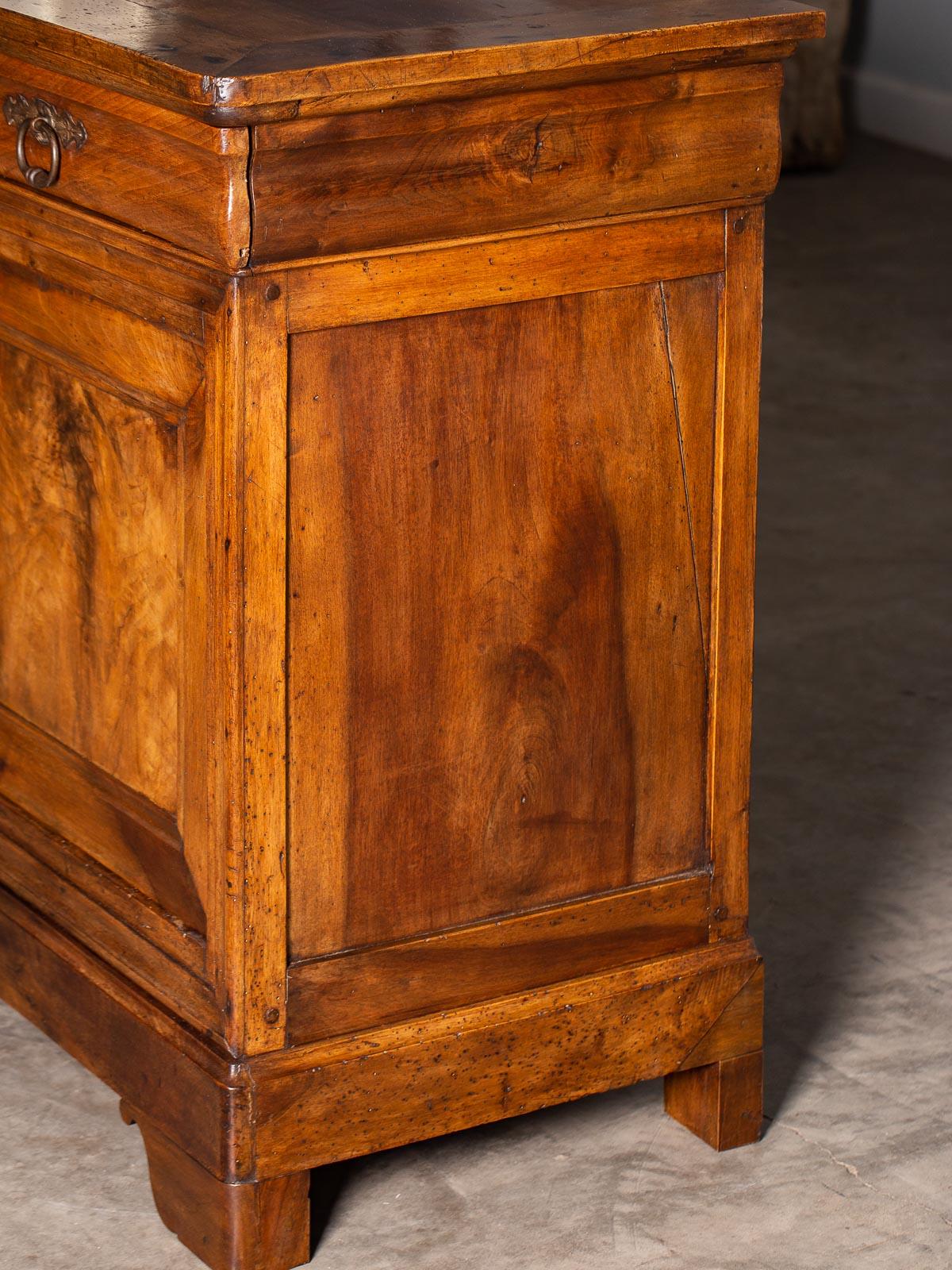 Louis Philippe Antique French Walnut Two-Door Buffet, circa 1850 12