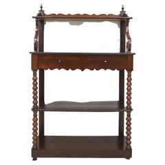 Louis Philippe Antique! Shelf / Console Table / Sideboard in Mahogany, 1880