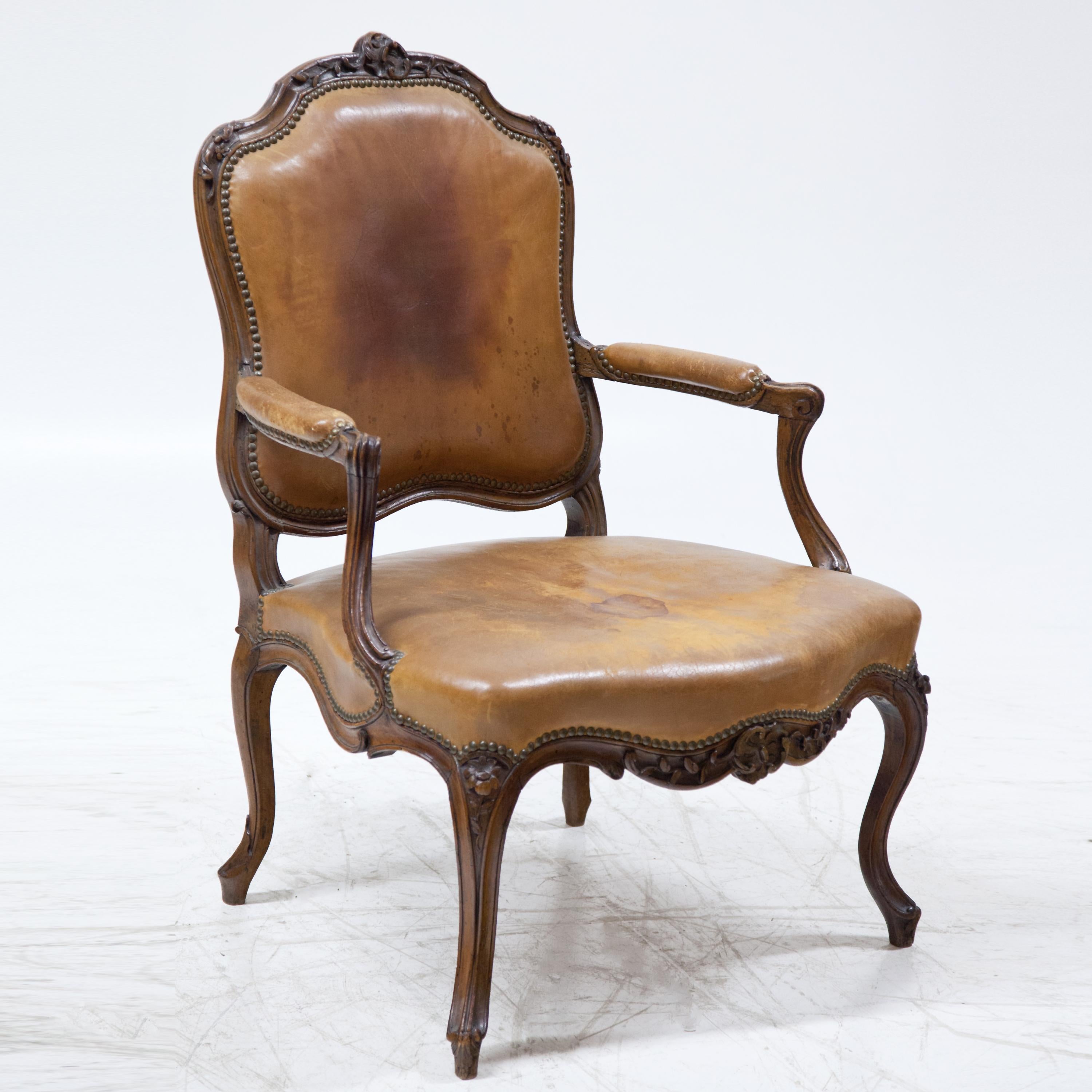 Louis Philippe Armchair, Mid-18th Century In Good Condition In Greding, DE