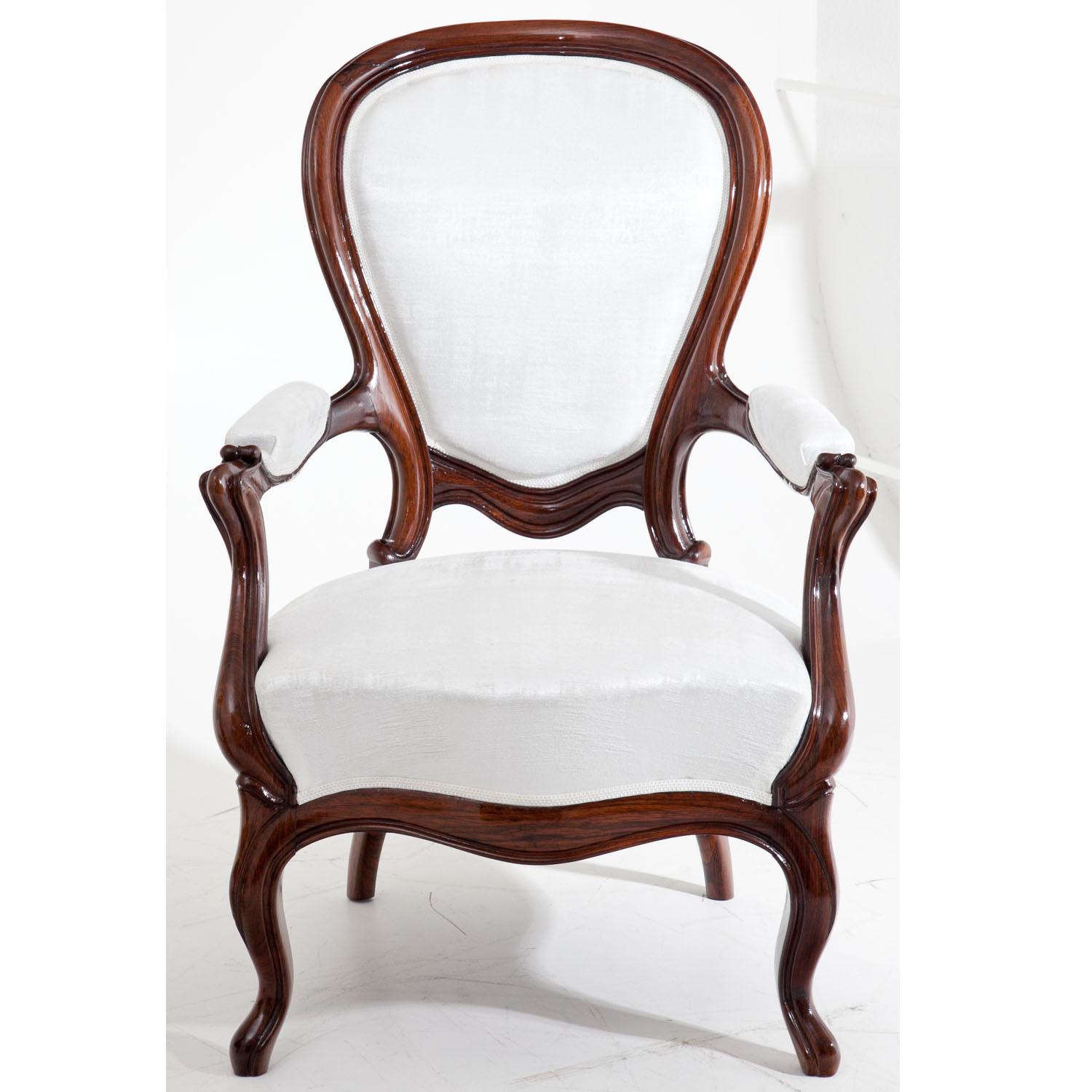 Louis Philippe Armchairs, 19th Century 4