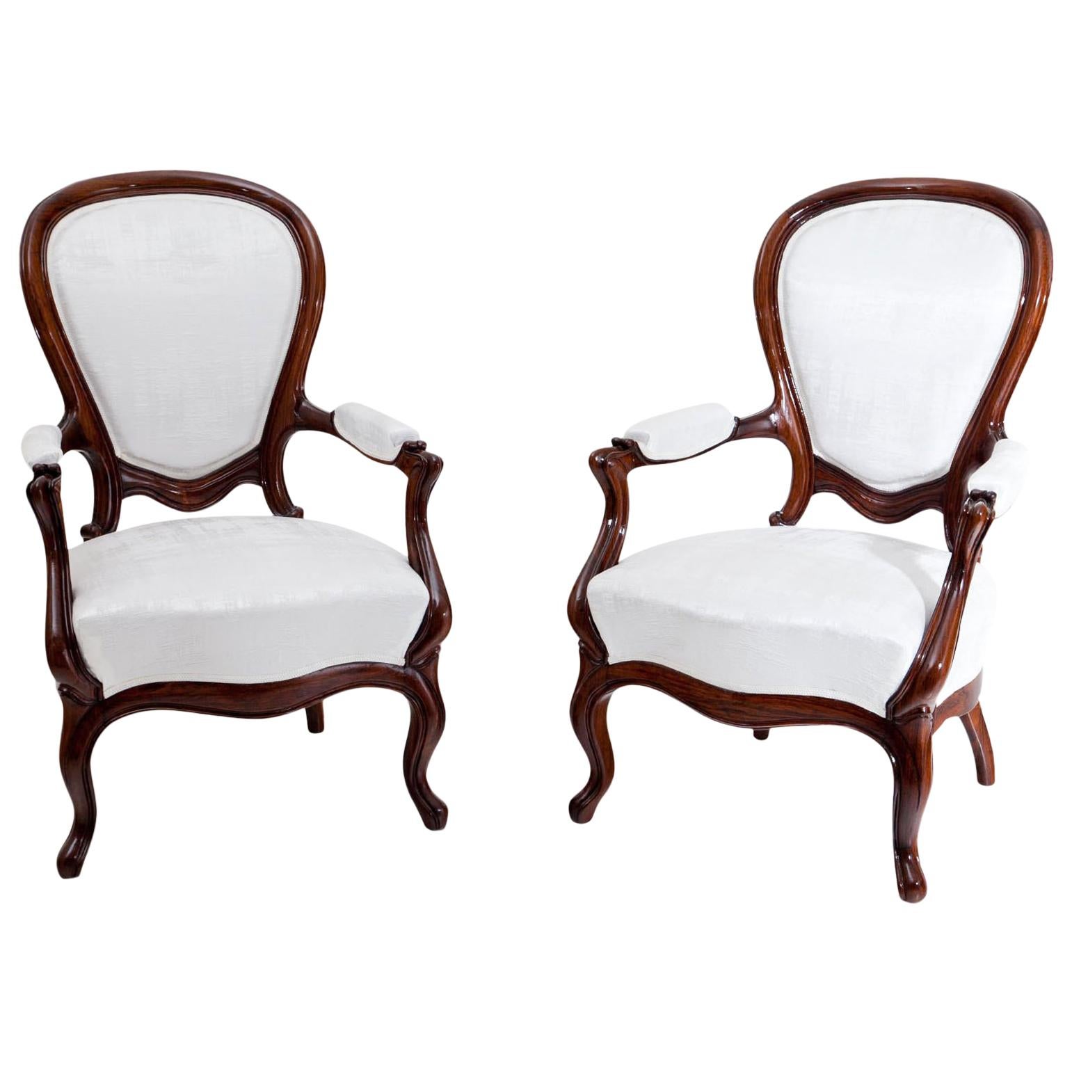 Louis Philippe Armchairs, 19th Century