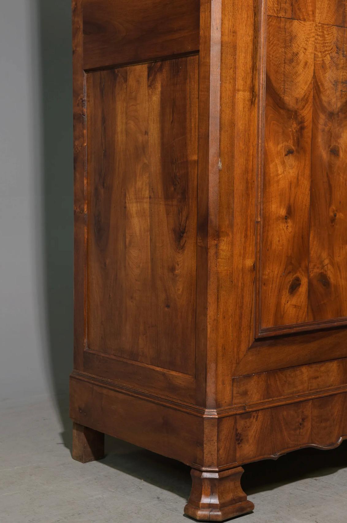 Walnut Louis Philippe Armoire For Sale