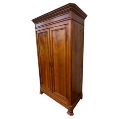 Armoire Louis Philippe in noce massiccio, fine XIX secolo