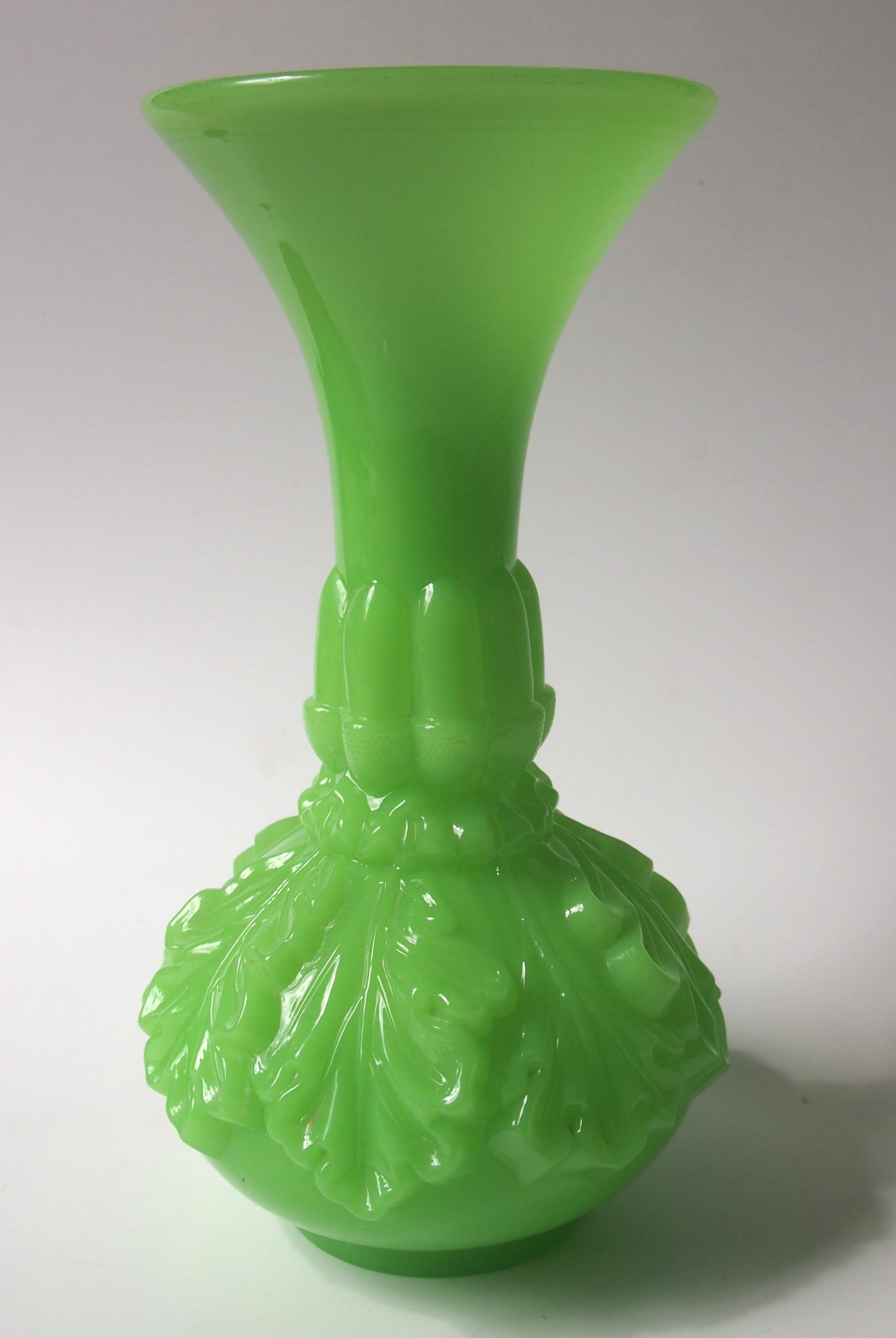 bright green vase