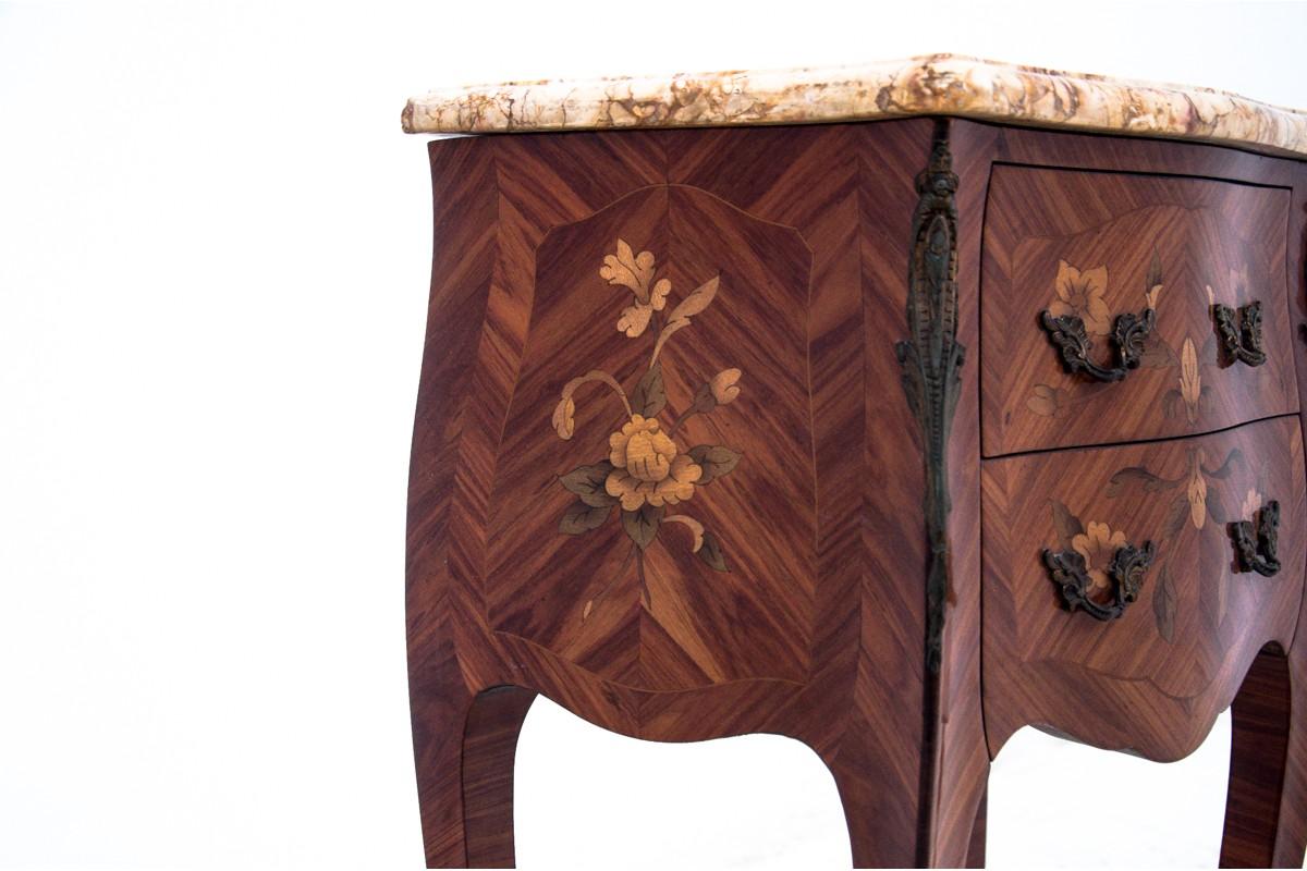 Walnut Louis Philippe Bedside Tables, France, circa 1920